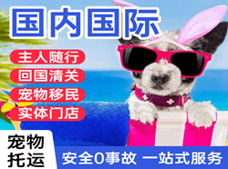 上海浦东机场货运国际宠物托运 【国